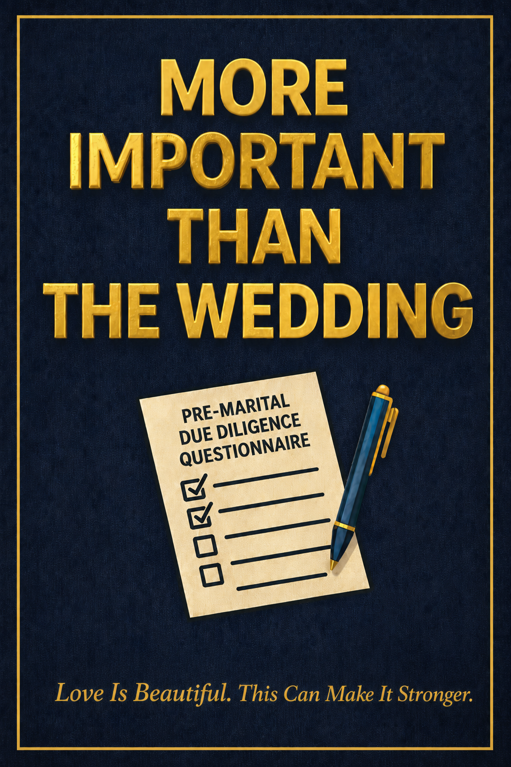 Cover for More Important than The Wedding